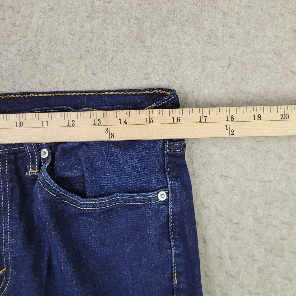 Levi Strauss Red Tab Mens 34x32 511 Slim-Fit Jeans Denim Dark Wash